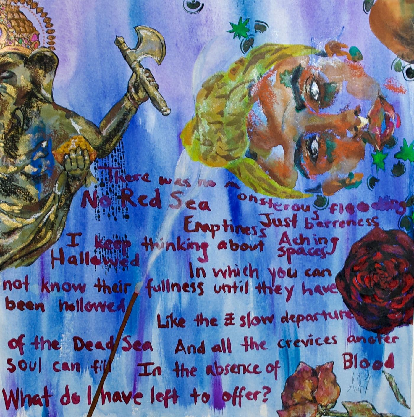 In The Absence of Blood, What Do I Have Left To Offer?, 2019.