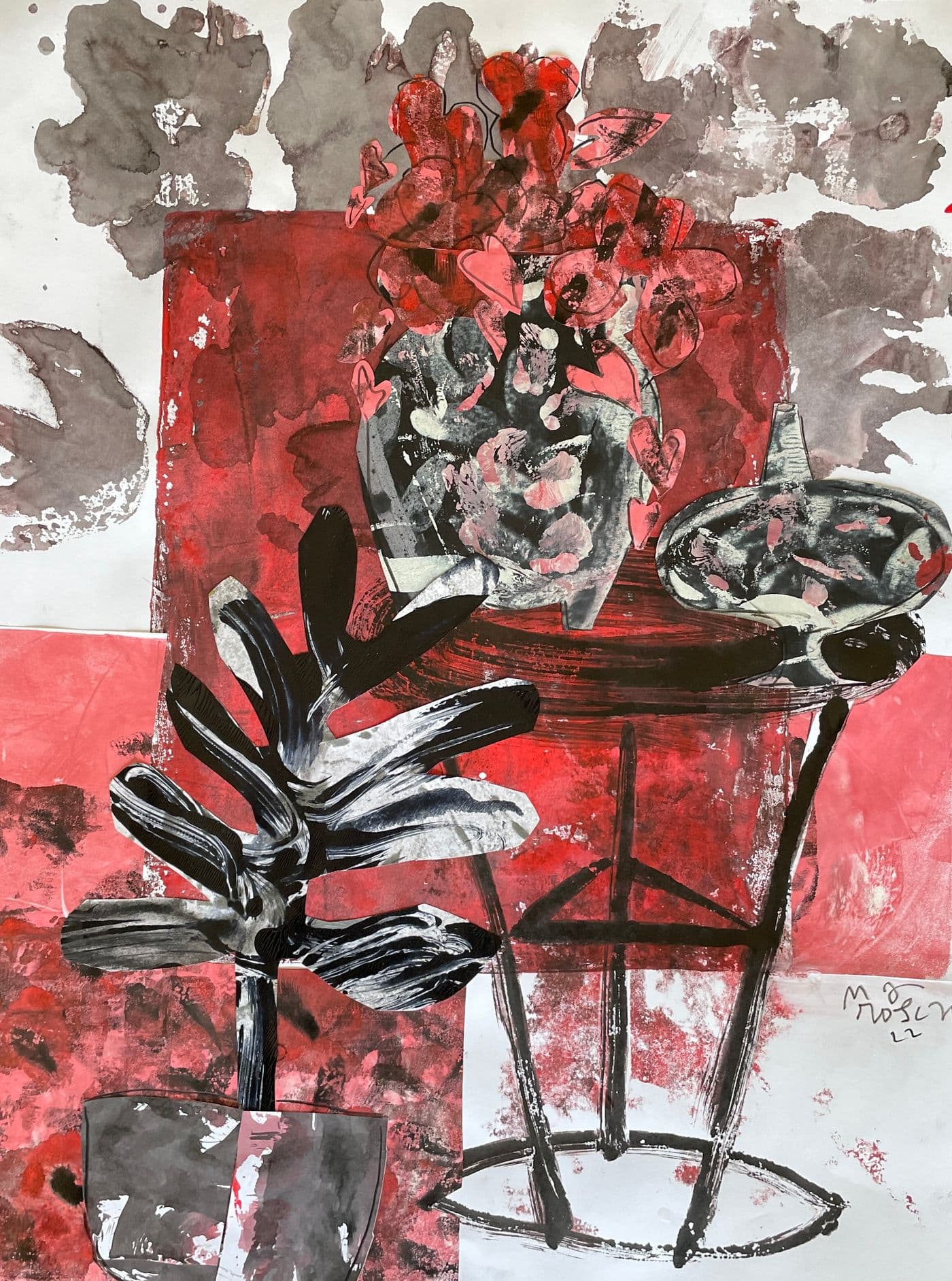 Hearts and Flowers and an Uncomfortable Stool