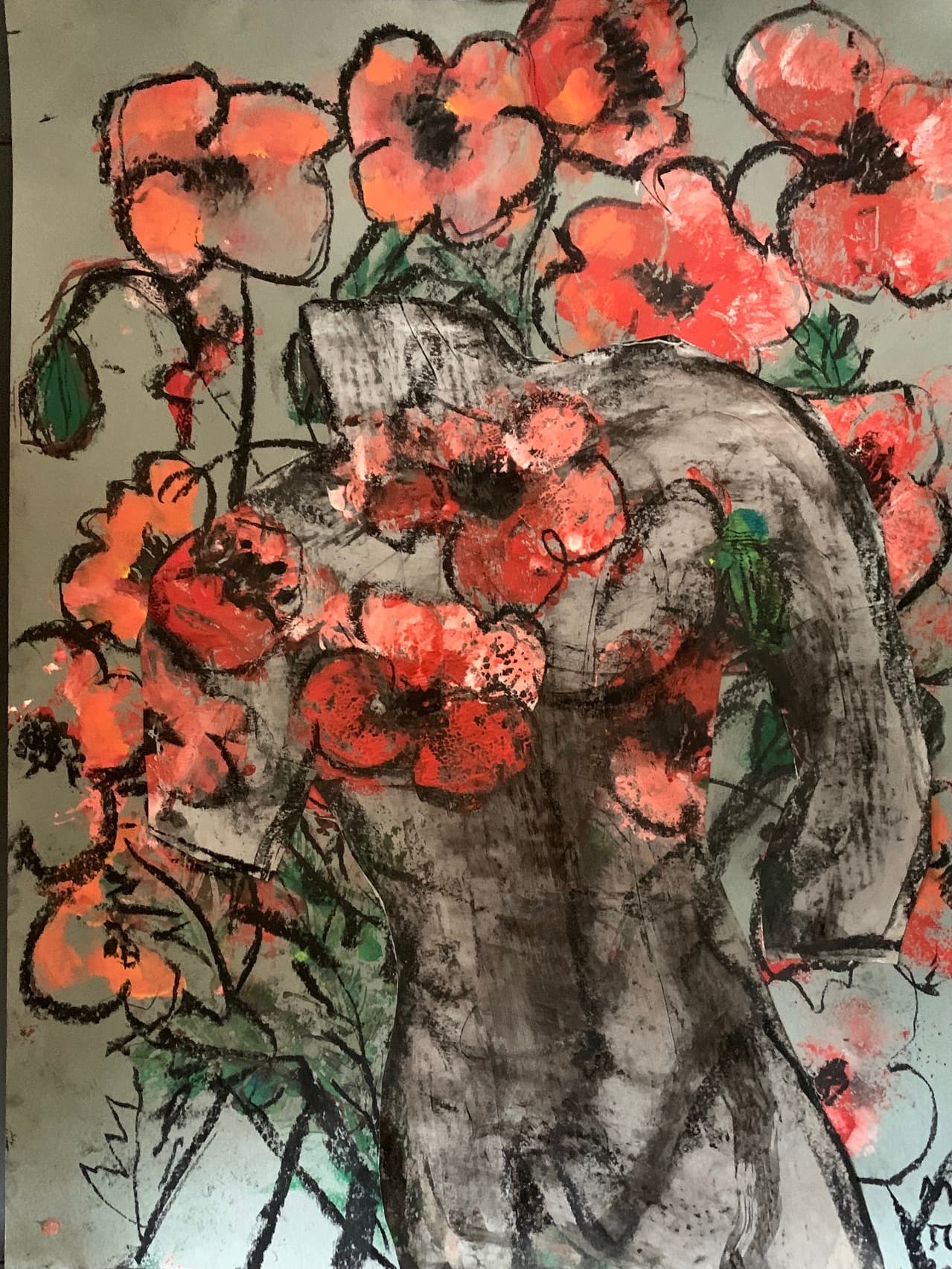 Antinoüs in Poppies