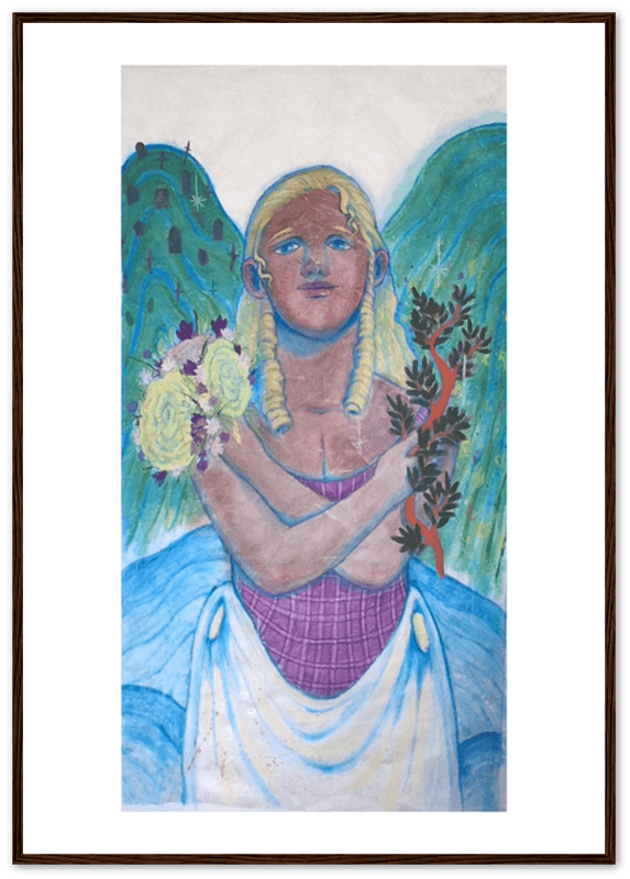 Flowers and Olive Branch