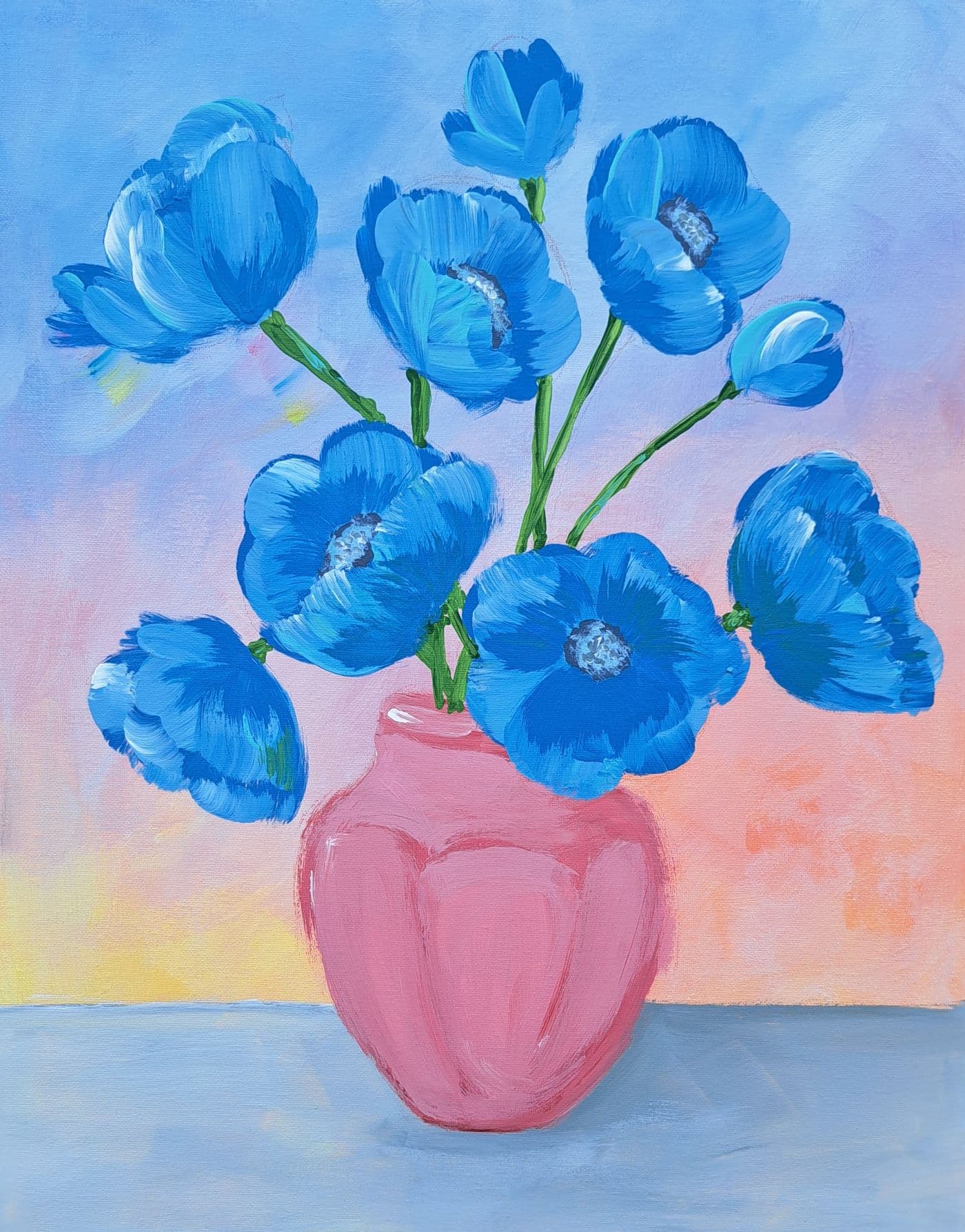 Blue Poppies Appeared When I Woke Up From The Strangest Dream