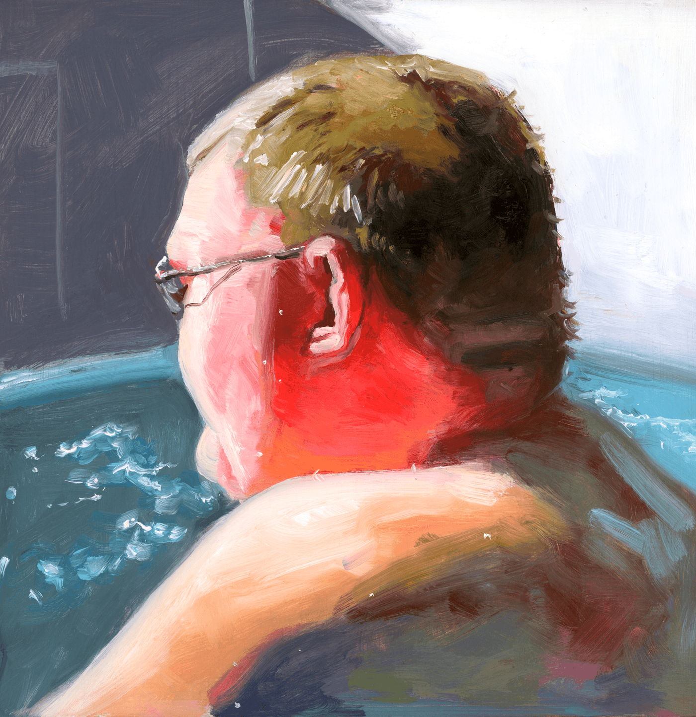 Taking a dip