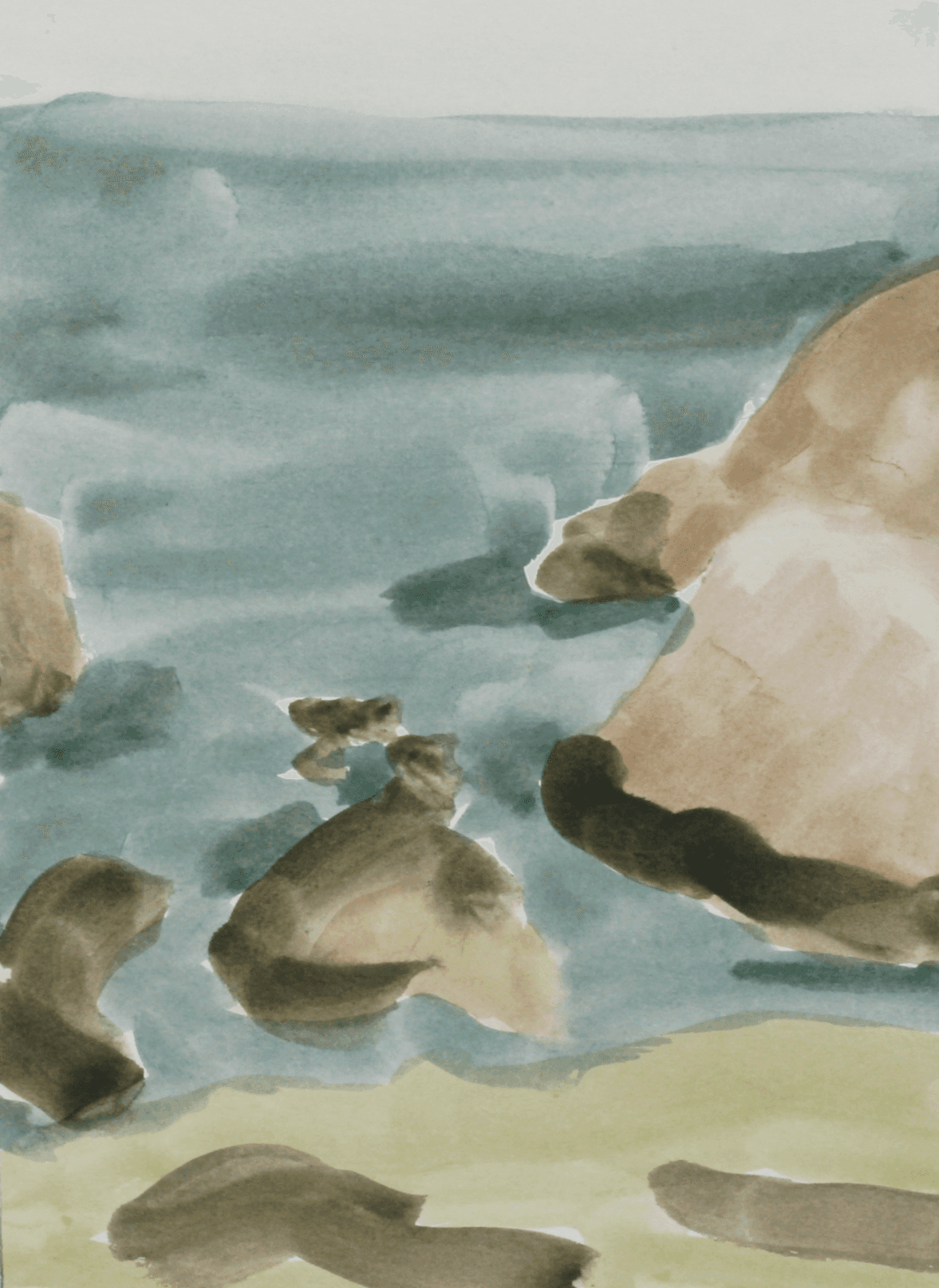 untitled water blue