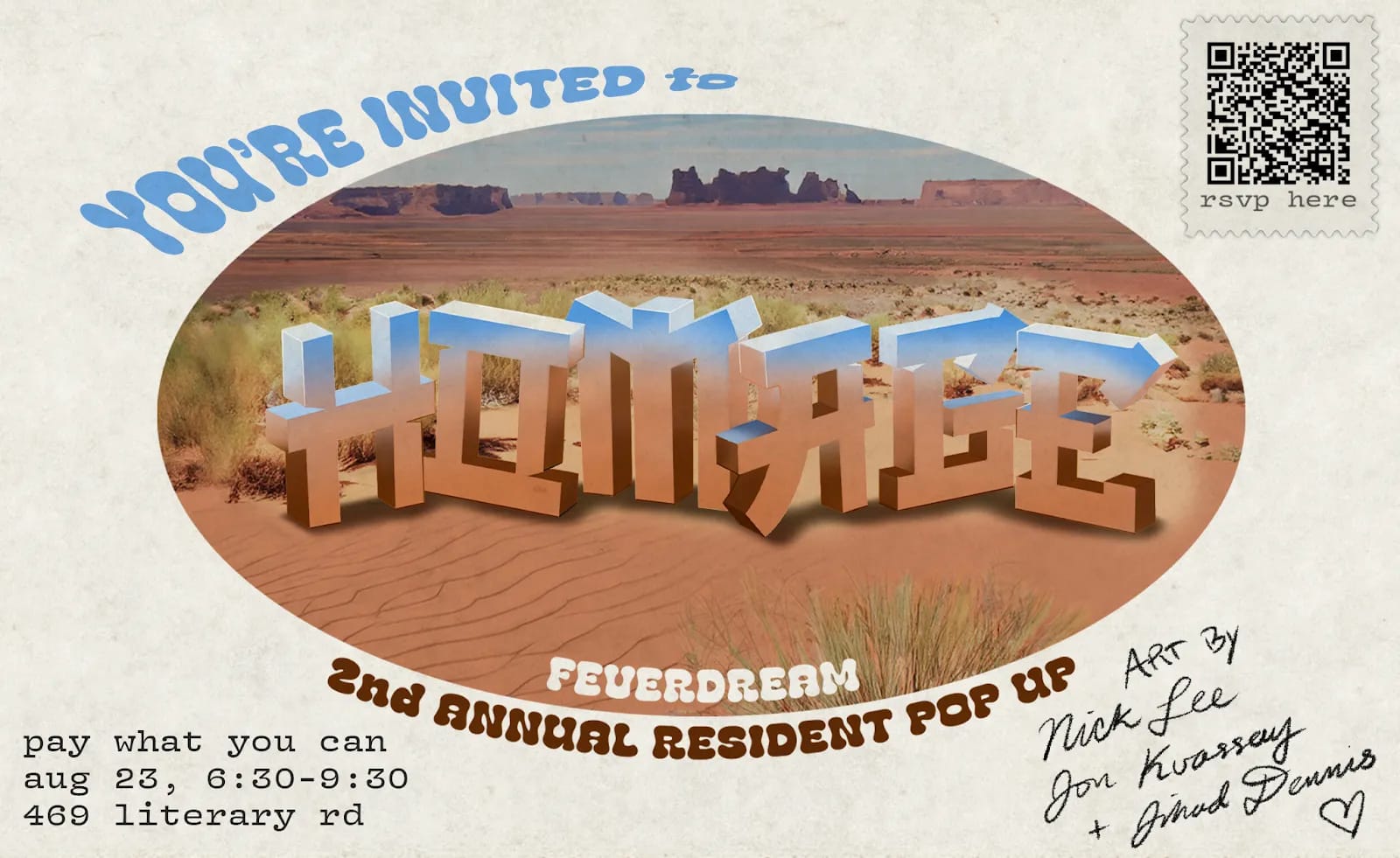 Homage: feverdream’s Second Annual Resident Show