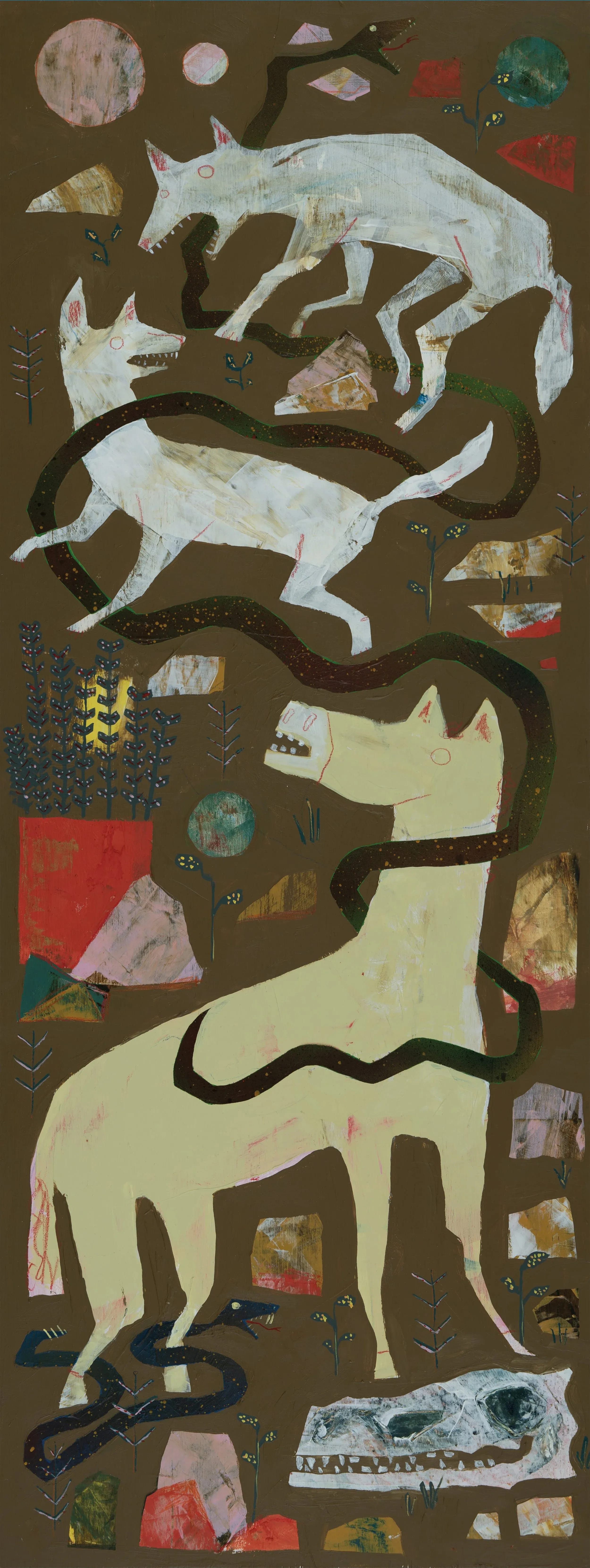Mural detail shot.